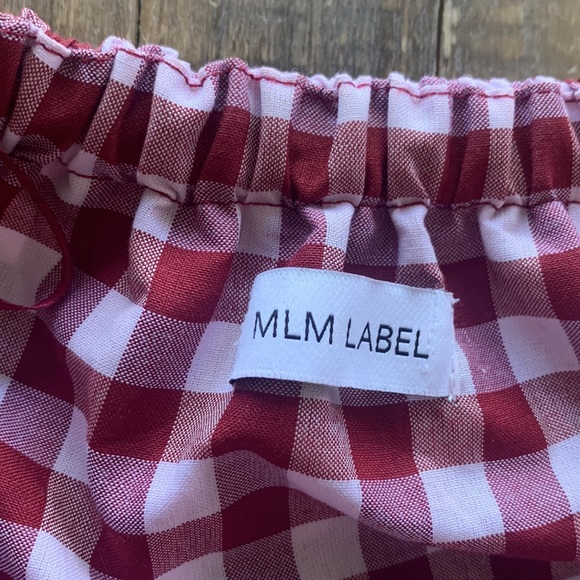 MLM Label ‘Pillar’ dress in Red Chili Check - Picture 6 of 11